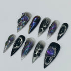 CYBER GALAXY DRIP - Y2K METAL FRAME NAIL SET